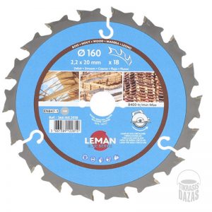 Pjovimo diskas 160x2,2x20 WZ18 Leman blue series