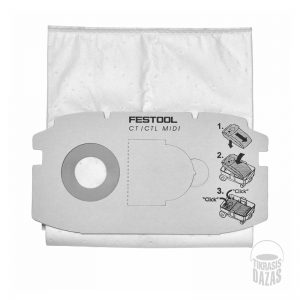 Filtras maišas siurbliui Festool MIDI 498411