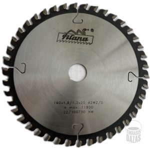 Pjovimo diskas 160x1,8x20 VWZ42 Pilana