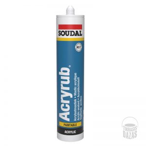 Juodas akrilas Acryrub SOUDAL