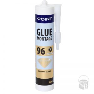 Montažiniai klijai Point 96, skaidrūs 280ml